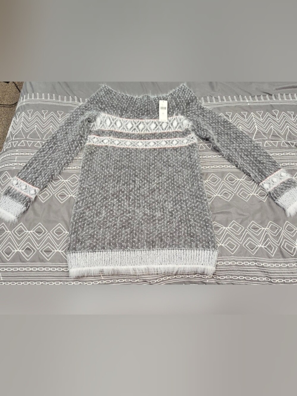 Anthropologie Sleeping In The Snow Off The Shoulder Sweater Size XS